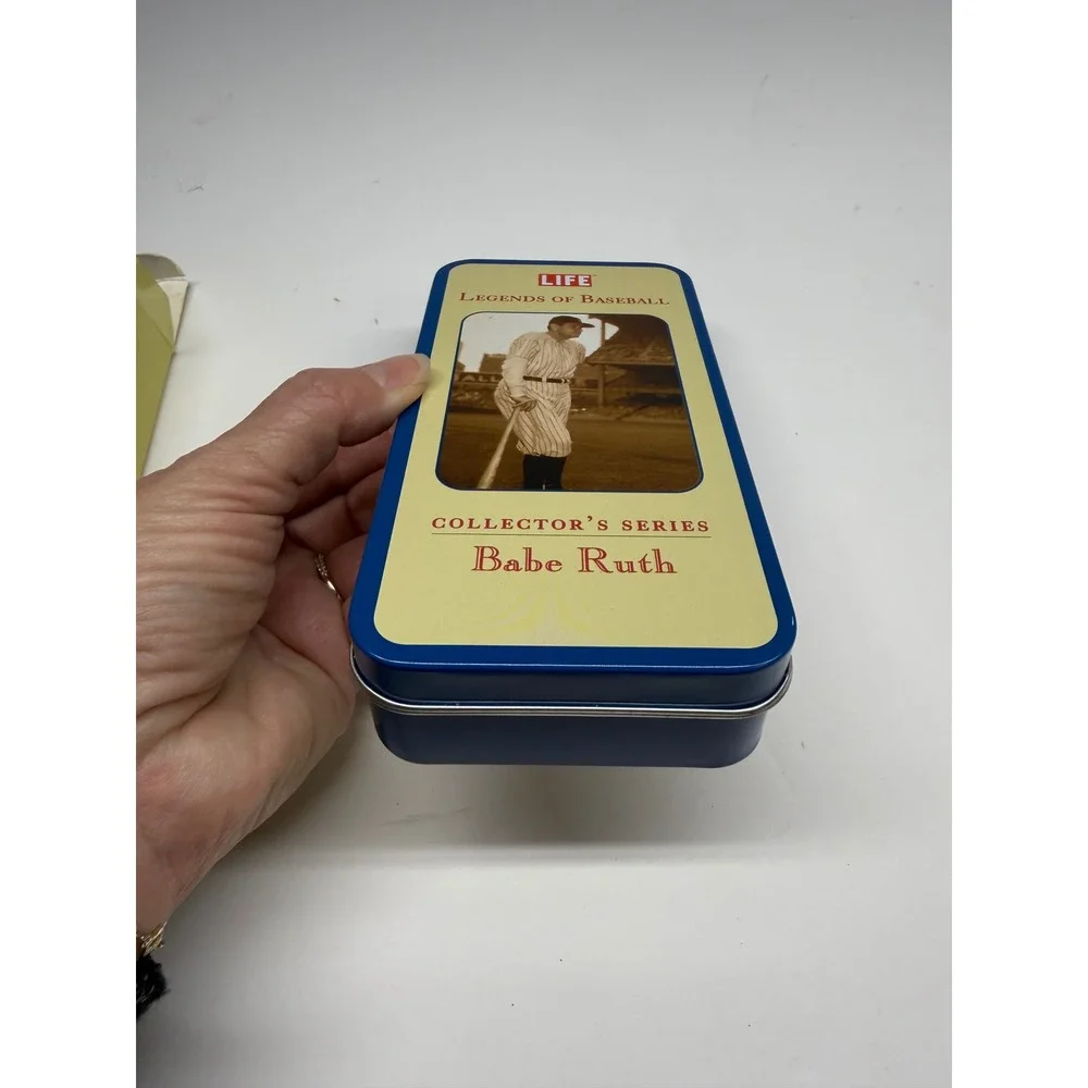 LIFE Legends of Baseball Babe Ruth Watch Collectors Series Tin 2004 Ralph Morse